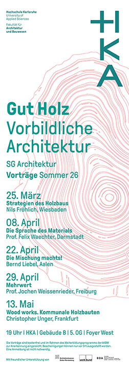 Vortragsreihe Architektur HKA