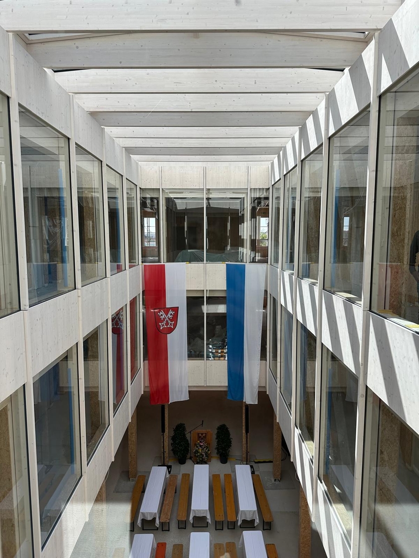 Richtfest Schulzentrum Sallerner Berg Regensburg