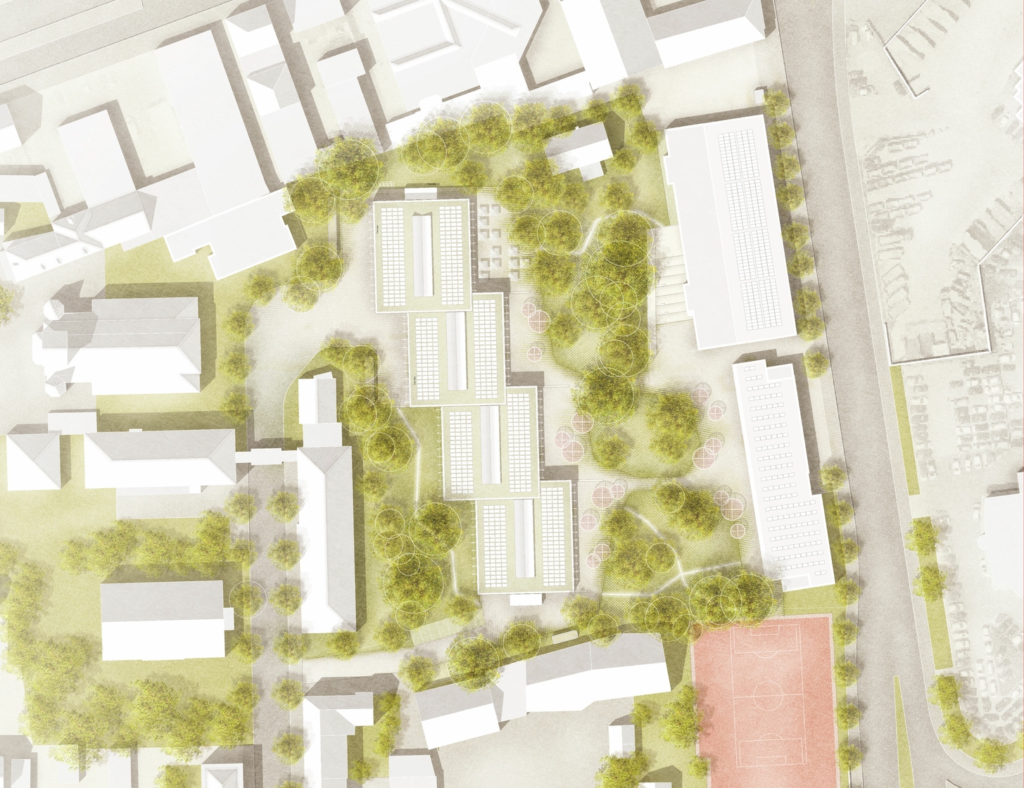 Luisenschule Bielefeld Lageplan