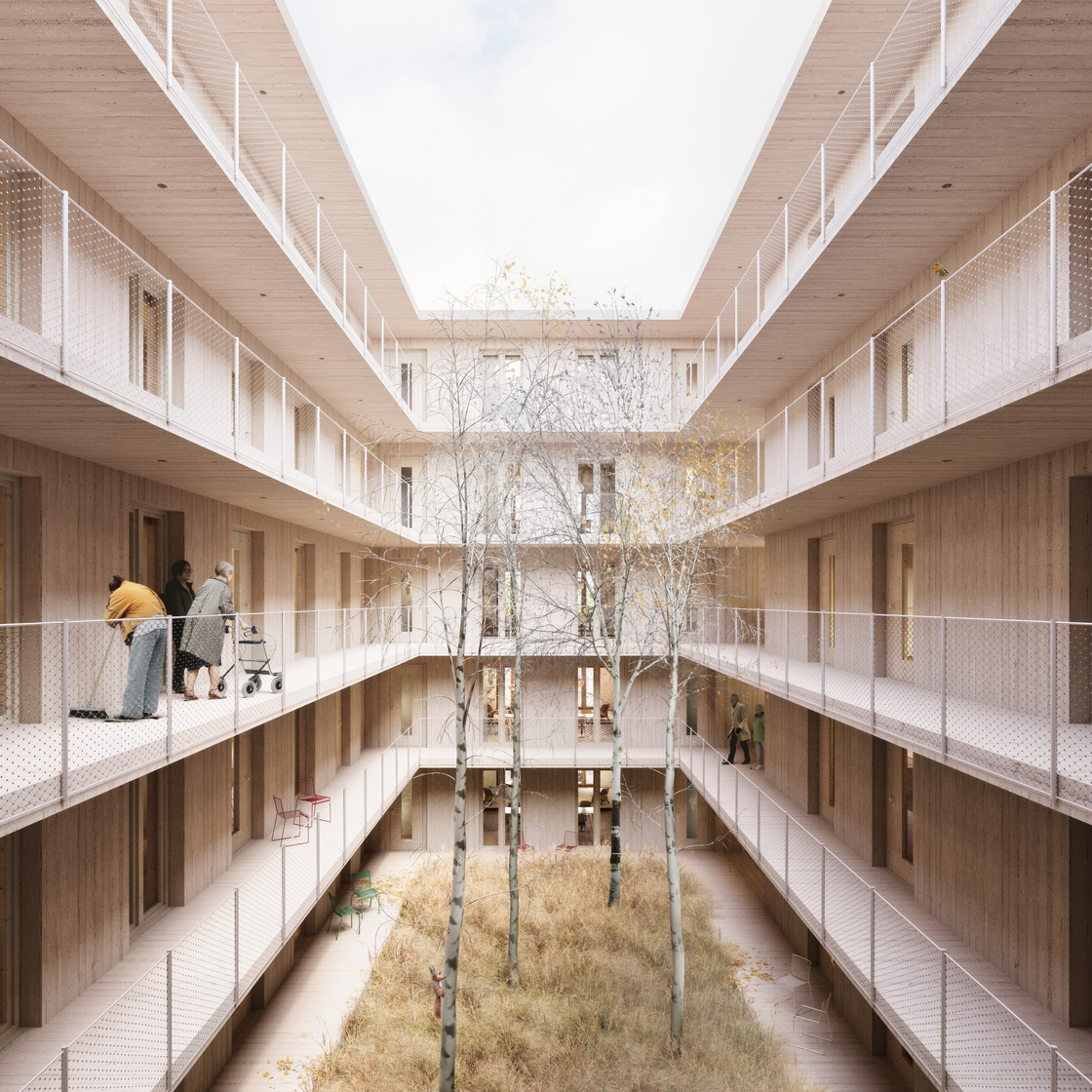 Hospital zum Heiligen Geist - Laubengang - Visualisierung