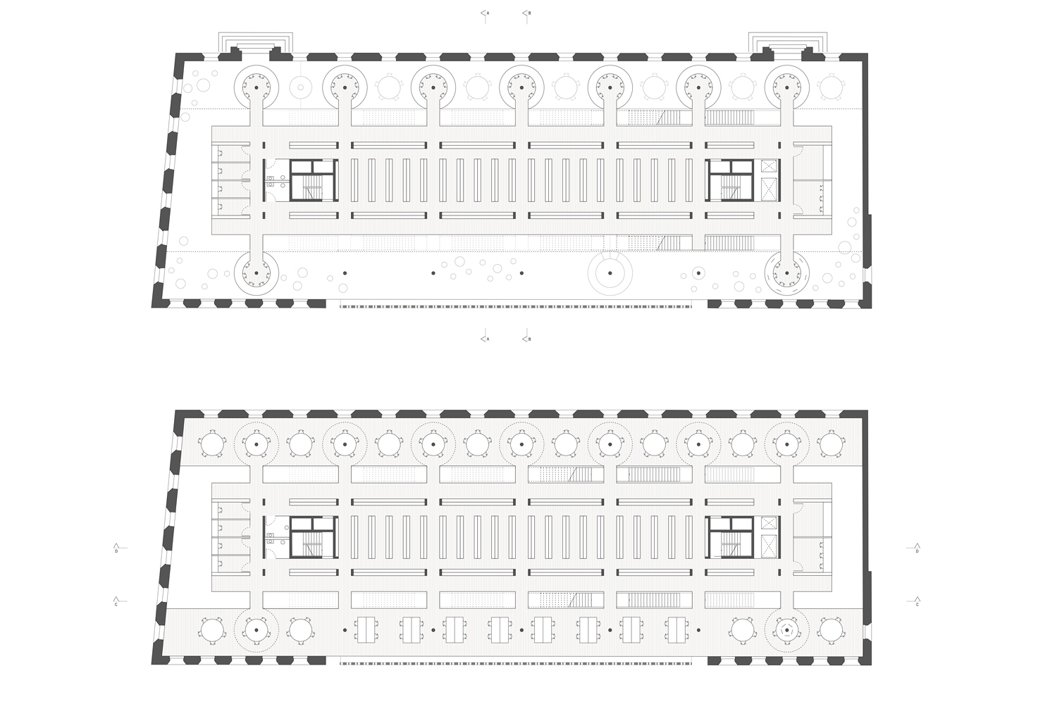 Grundriß 1.-2.OG