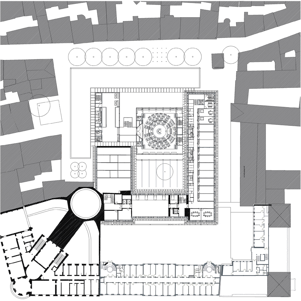 Plenarsaalgebäude Hessischer Landtag