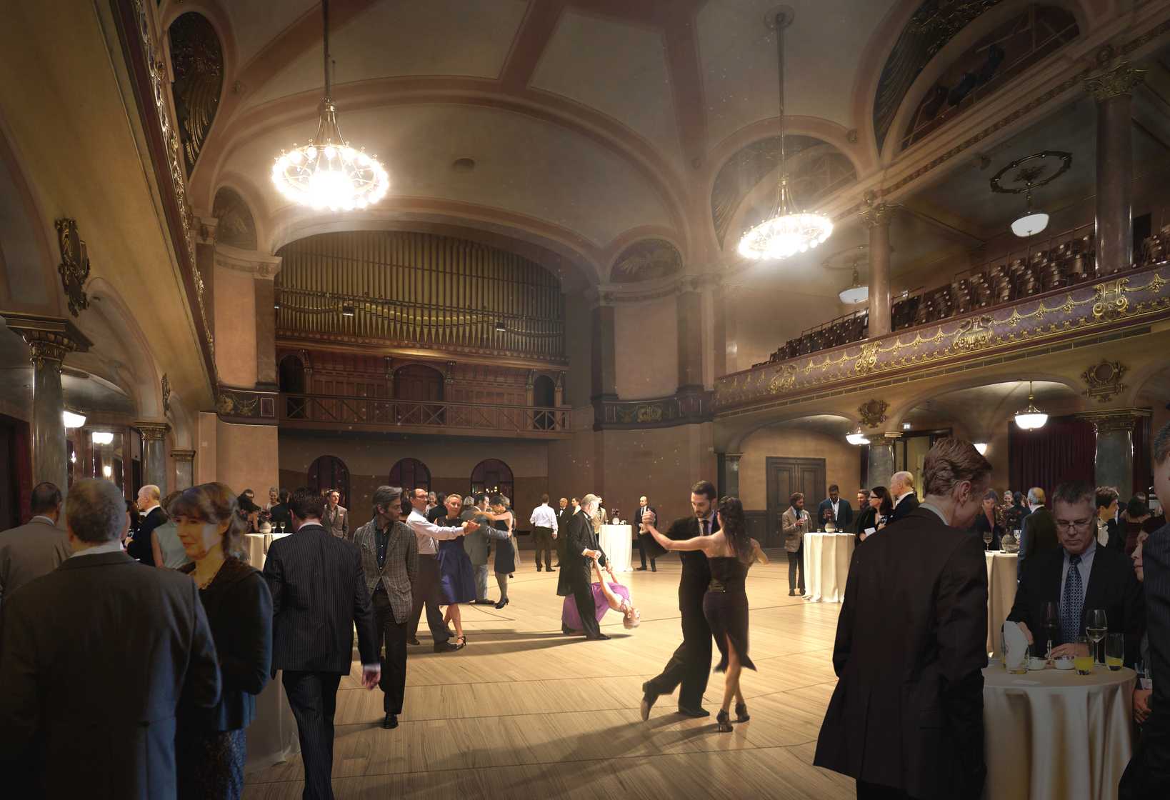 Heidelberg Konzerthaus Grosser Saal Bankett W+W