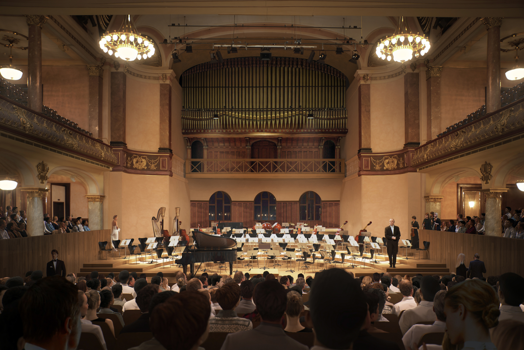 Heidelberg Konzerthaus Grosser Saal Konzert W+W